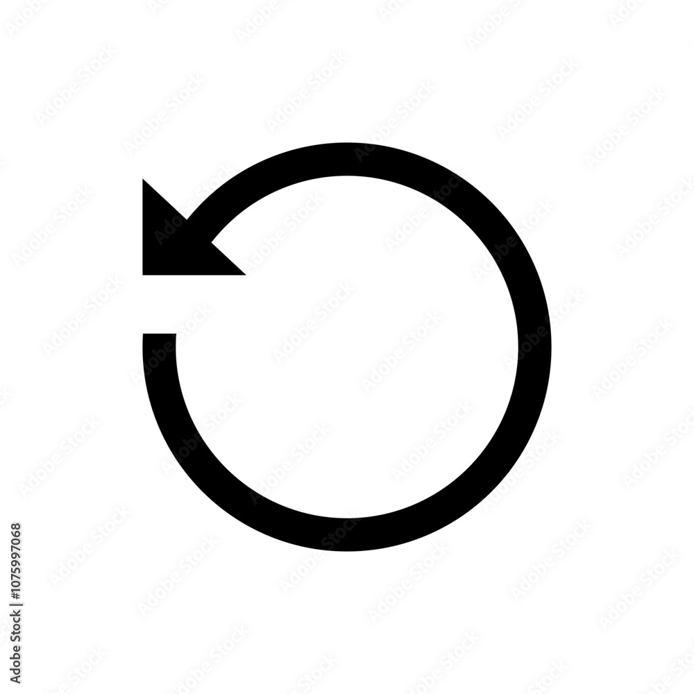 Refresh icon signage logo template design trendy. Refresh icon signage logo template design trendy.