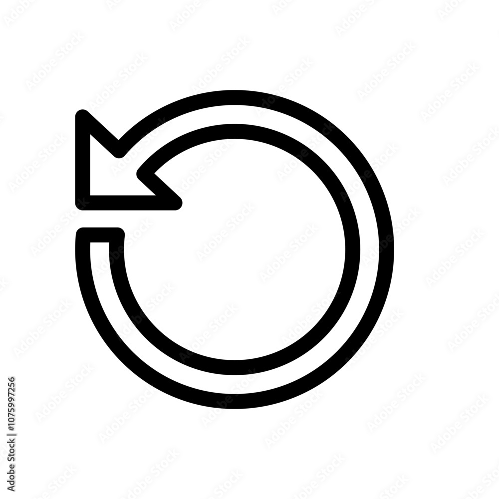 Refresh icon signage logo template design trendy. Refresh icon signage logo template design trendy.