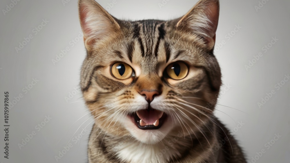 Close-Up of an Angry Cat – Fierce Expression and Feline Emotion Captured in Detail Close-Up of an Angry Cat – Fierce Expression and Feline Emotion Captured in Detail