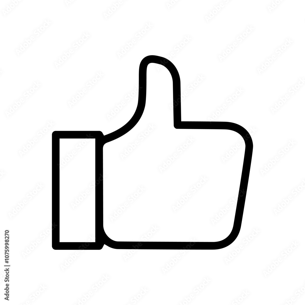 Thumb up icon logo template design trendy. Thumb up icon logo template design trendy.