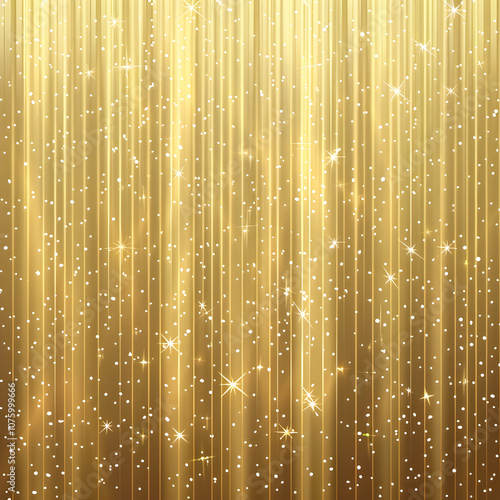 A golden background with stars and stripes, suitable for an award ceremony or festive celebration.
