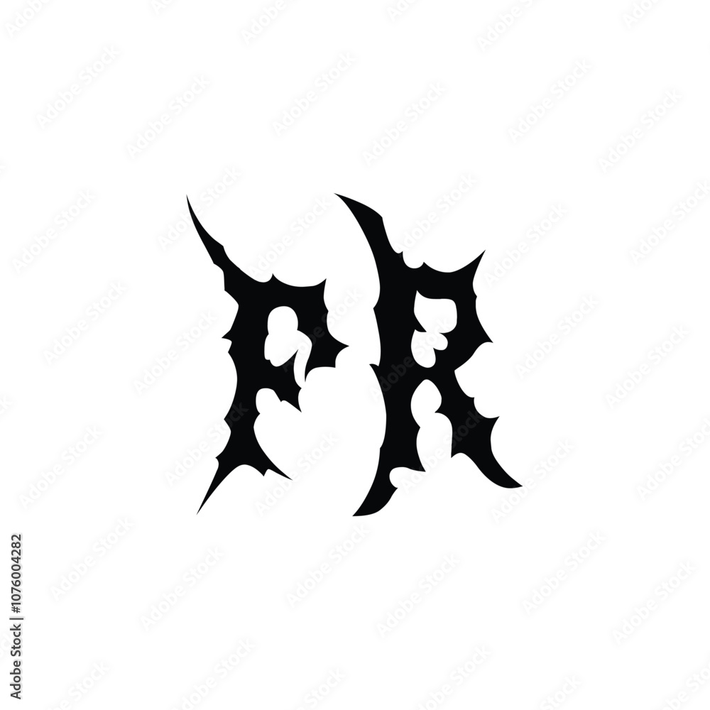 FR monogram logo design letter text name symbol monochrome logotype alphabet character simple logo FR monogram logo design letter text name symbol monochrome logotype alphabet character simple logo