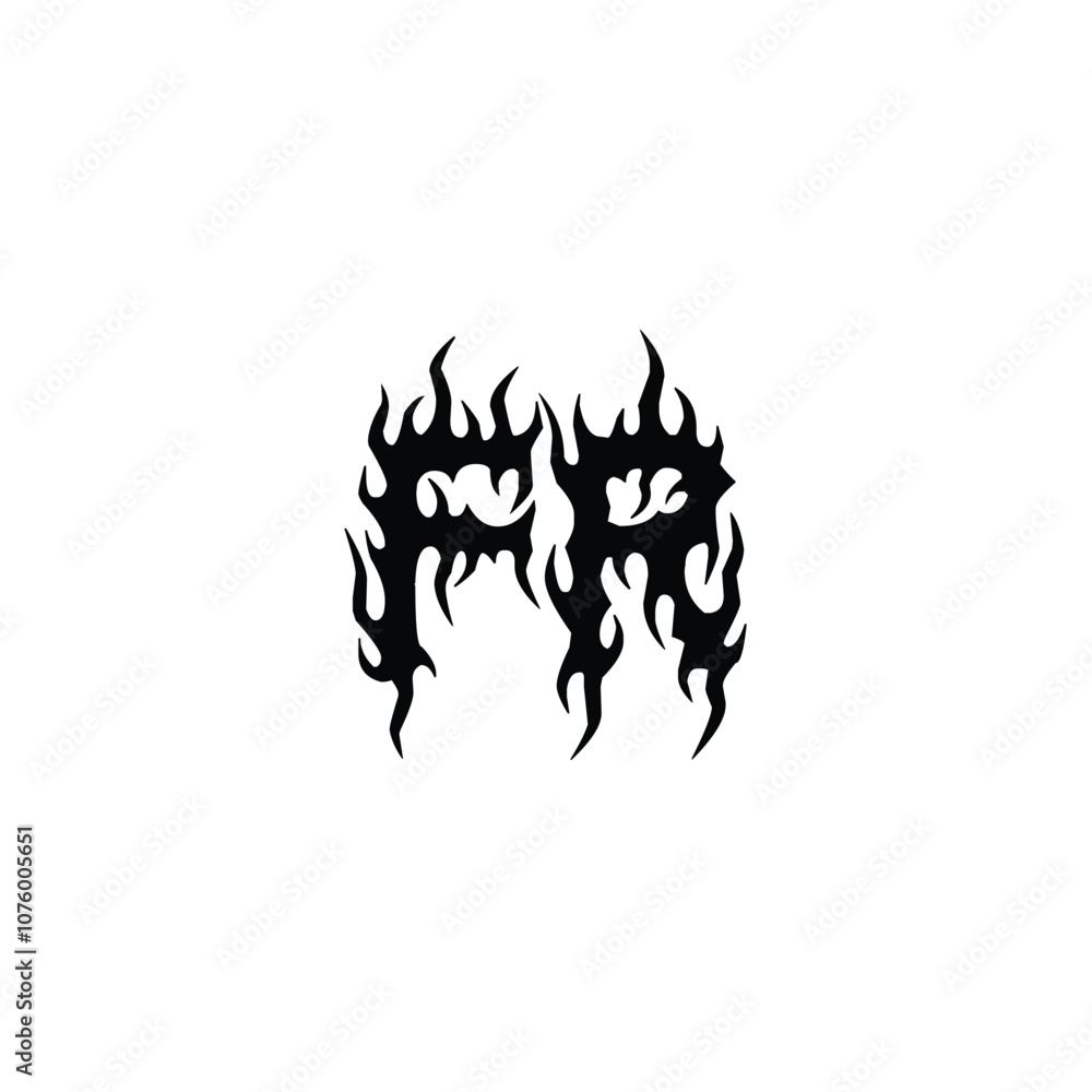 FR monogram logo design letter text name symbol monochrome logotype alphabet character simple logo FR monogram logo design letter text name symbol monochrome logotype alphabet character simple logo
