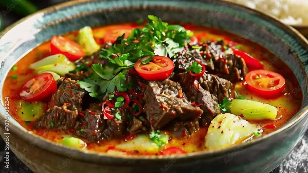 Spicy Beef and Vegetable Soup, Perfect for a Cold Night Spicy Beef and Vegetable Soup, Perfect for a Cold Night