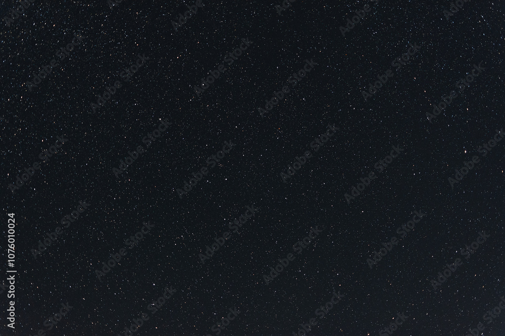 Obraz premium Stars are the night sky. Cosmic bodies in a black haze. The concept of astrology, observations. mystics. The study of planets and constellations. Natural background. The Milky Way and shooting stars