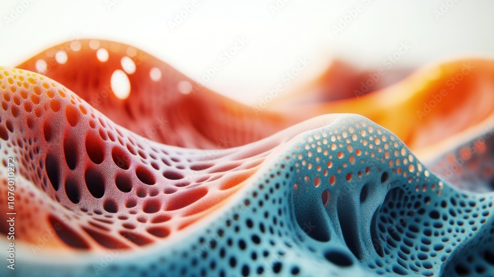 Abstract 3D Rendered Waves Abstract 3D Rendered Waves