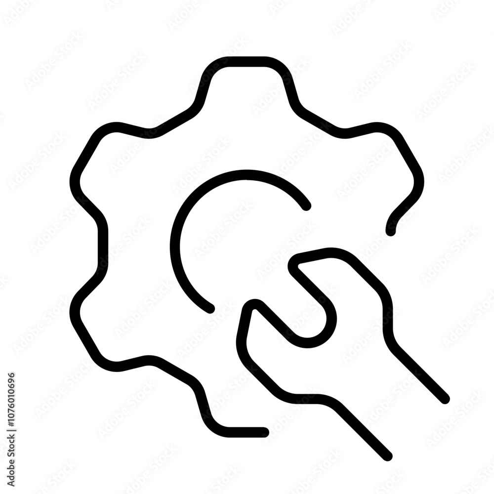 finance management key icon with thin style, perfect for user interface projects finance management key icon with thin style, perfect for user interface projects