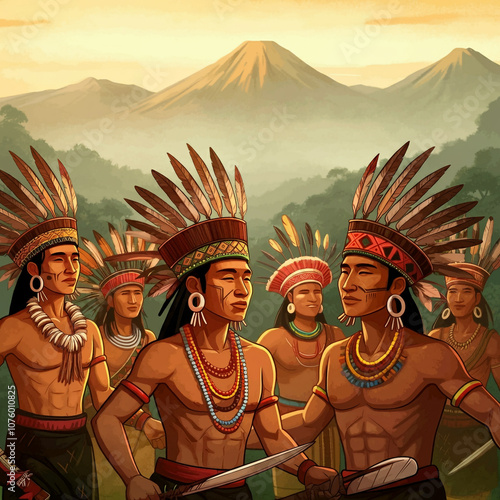 Group of people in traditio...