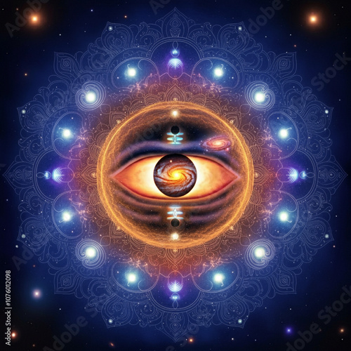 A cosmic vision of an eye s...