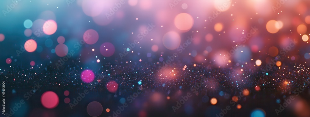 Dreamy Vibrant Background with Swirling Lights and Stars Dreamy Vibrant Background with Swirling Lights and Stars