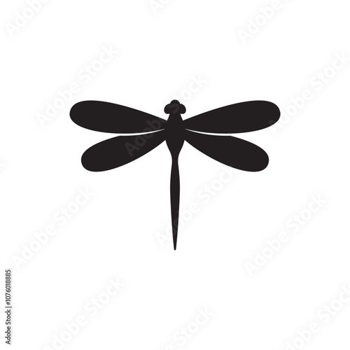 dragonfly icon vector