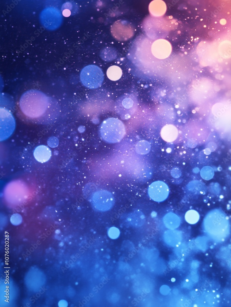 Obraz premium A vibrant abstract background featuring soft bokeh effects in various colors.