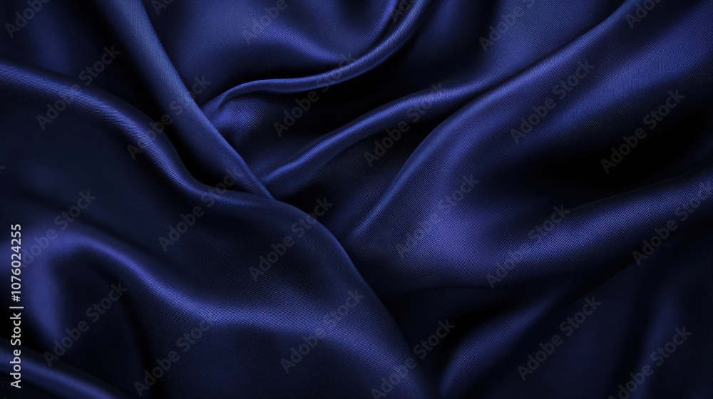Obraz premium Deep navy blue background, solid color, no shading or design elements