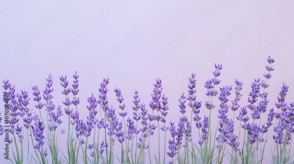 Naklejka premium Soft lavender background, evenly colored, plain and smooth with no detail