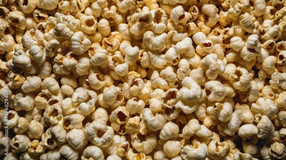 Close-up of open bag filled with yellow popcorn Close-up of open bag filled with yellow popcorn