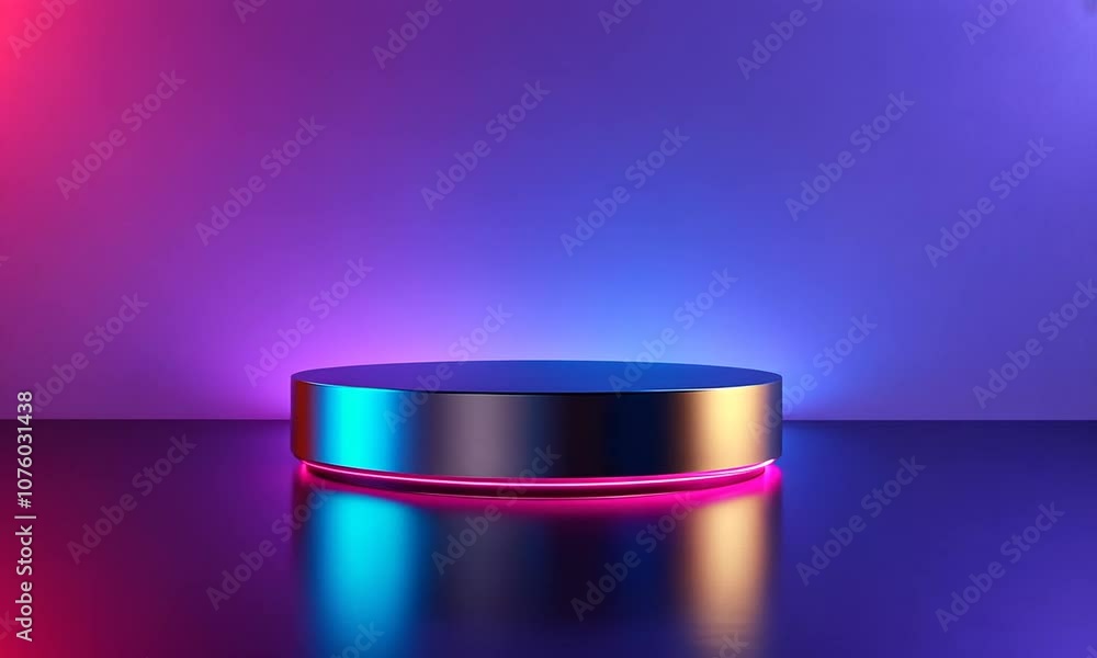 3D rendered luxury product podium 3D rendered luxury product podium