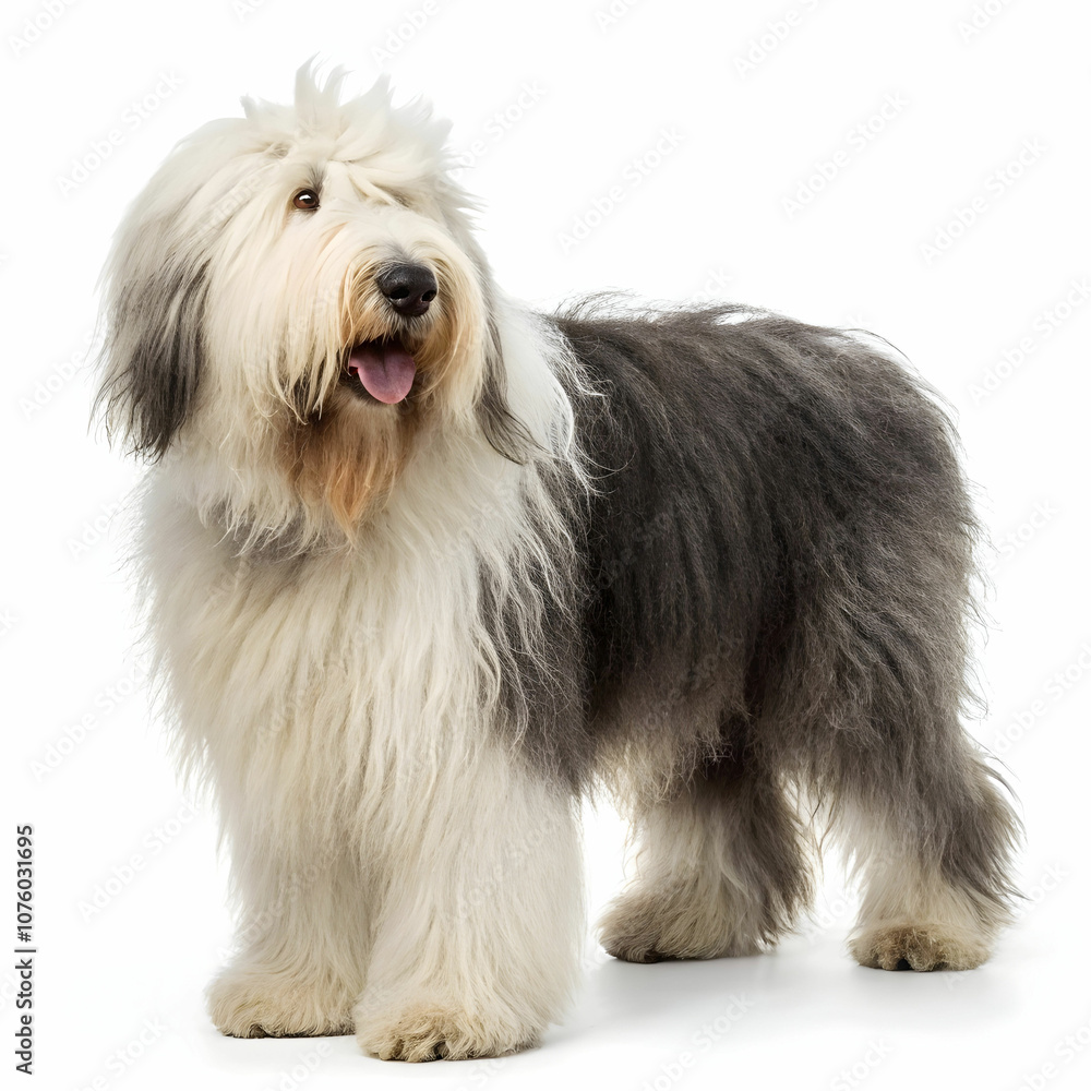 The Old English Sheepdog is a large, affectionate dog known for its distinctive fluffy coat, intelligence. The Old English Sheepdog is a large, affectionate dog known for its distinctive fluffy coat, intelligence.