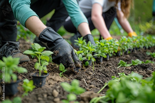 Planting New Life in a Garden