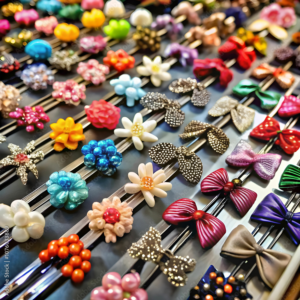 Fototapeta premium salon hair clips