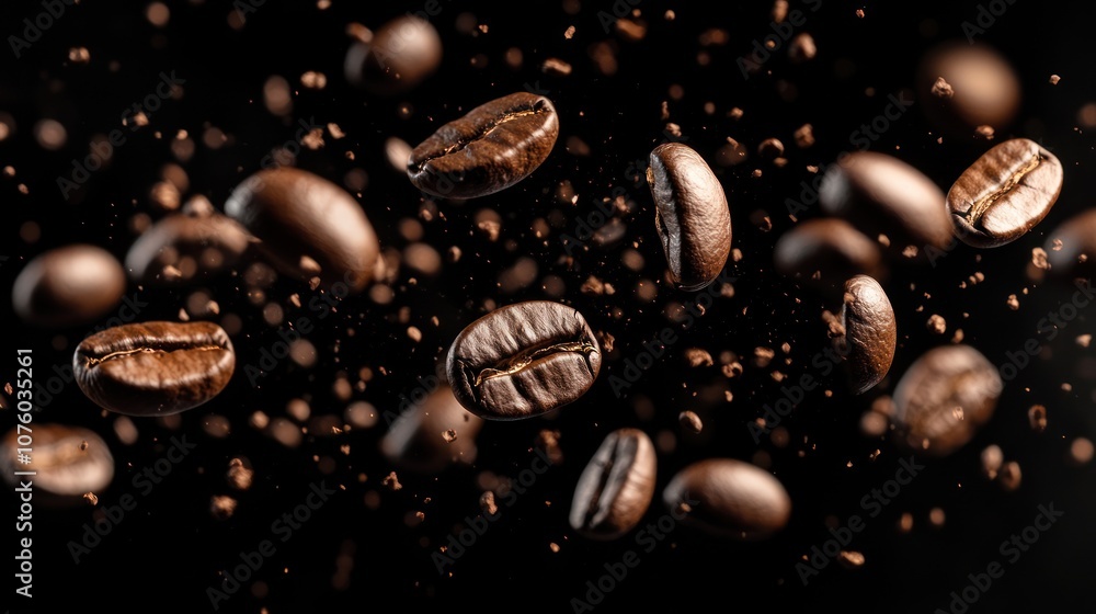 Coffee Beans in Motion Coffee Beans in Motion