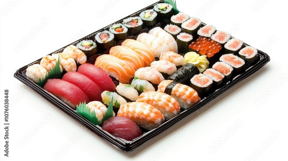 Beautifully Crafted Japanese Sushi Platter Beautifully Crafted Japanese Sushi Platter