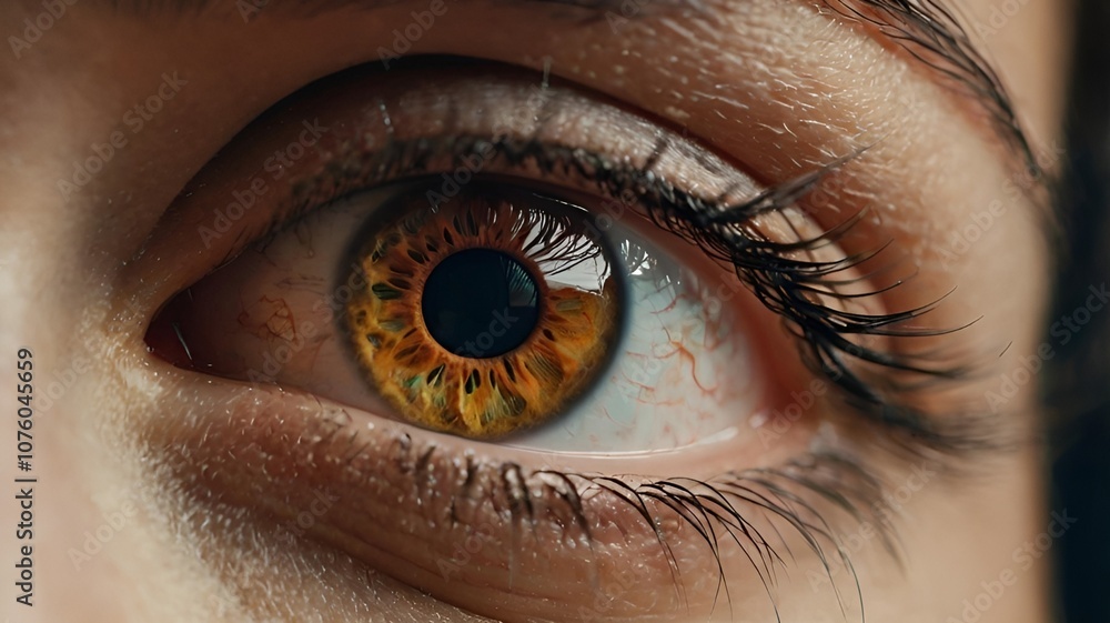 Fototapeta premium Close-up shot of eye