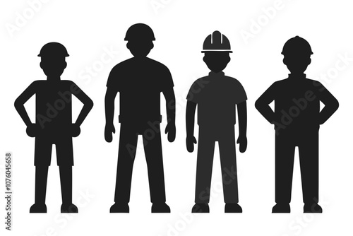 Worker | isolated vector illustration on white background