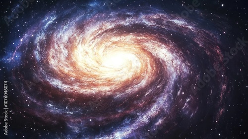 Spiral Galaxy in Space