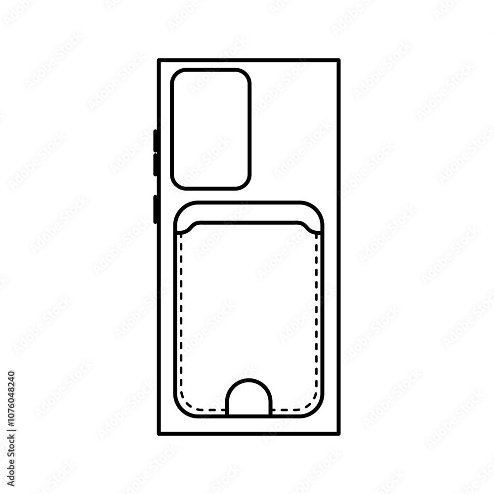 Outline Phone Case with Card Holder Outline Phone Case with Card Holder