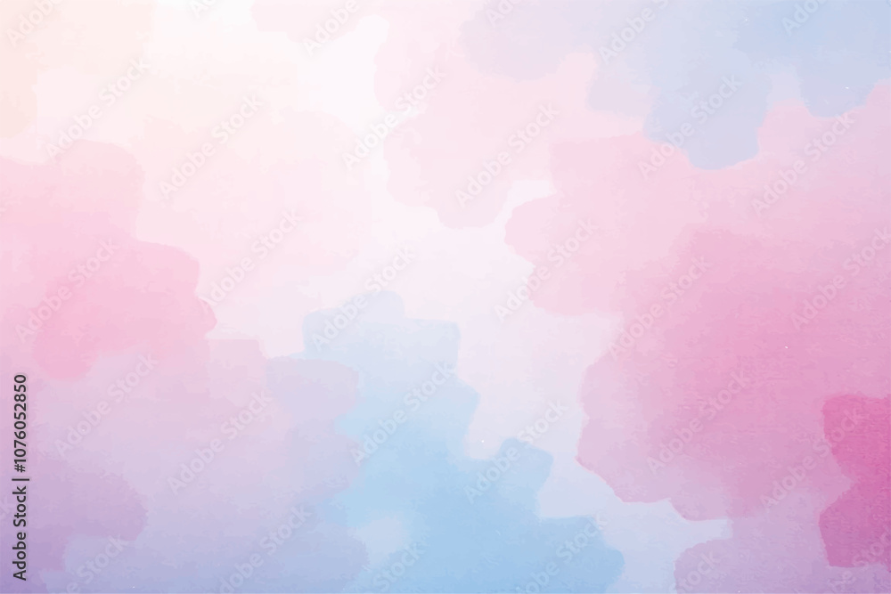 Soft Pastel Watercolor Background Illustration Soft Pastel Watercolor Background Illustration