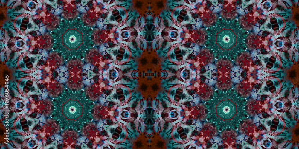 Seamless abstract pattern. The texture of the pattern is symmetrical. Endless pattern Seamless abstract pattern. The texture of the pattern is symmetrical. Endless pattern
