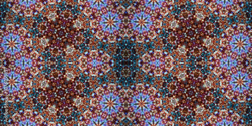 Seamless abstract pattern. The texture of the pattern is symmetrical. Endless pattern