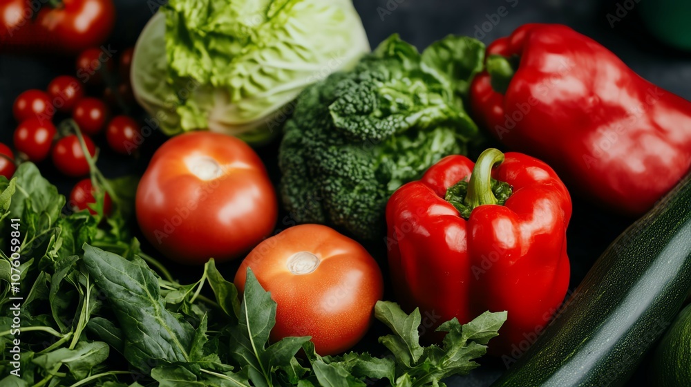 Organic produce, fresh and natural vegetables Organic produce, fresh and natural vegetables