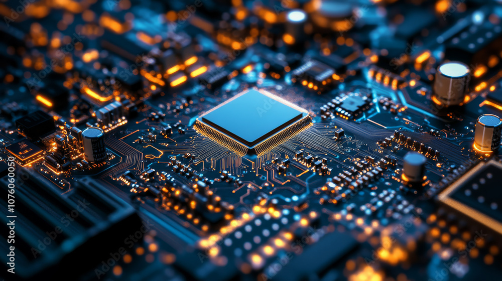 A factory integrating various tech manufacturing processes, such as microchips, sensors, and wearables, highlighting the interconnected nature of production, A factory integrating various tech manufacturing processes, such as microchips, sensors, and wearables, highlighting the interconnected nature of production,