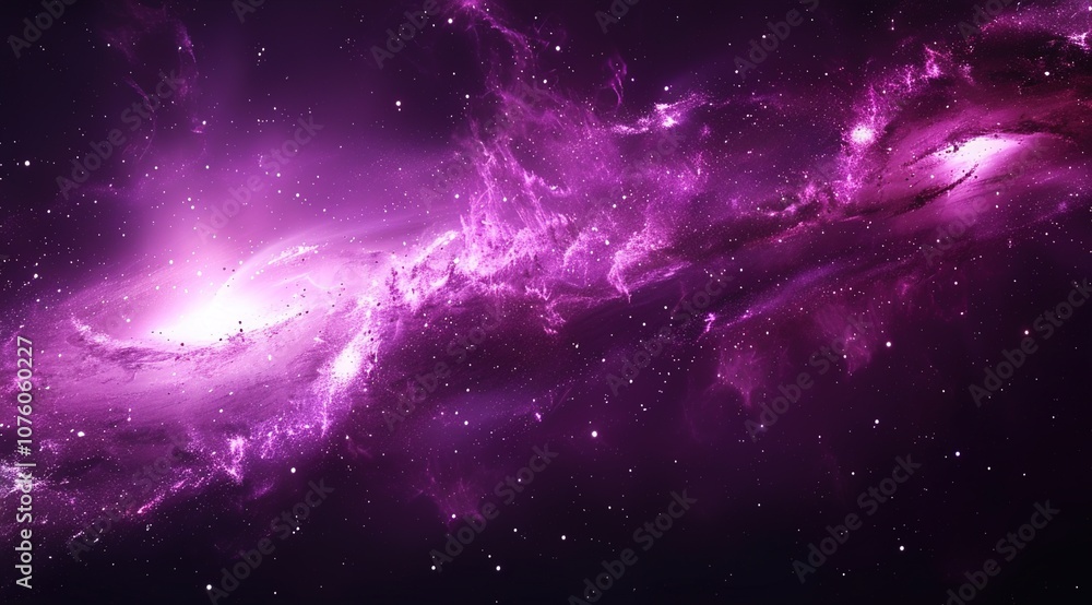 Fototapeta premium abstract purple particle effect