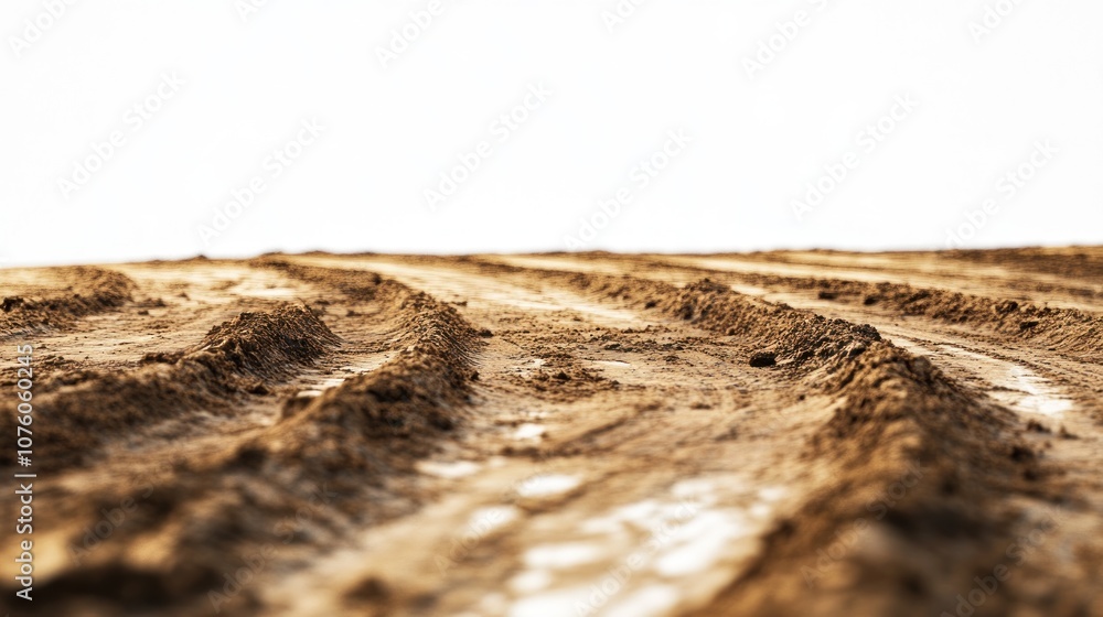 Tire Tracks in Sand Tire Tracks in Sand