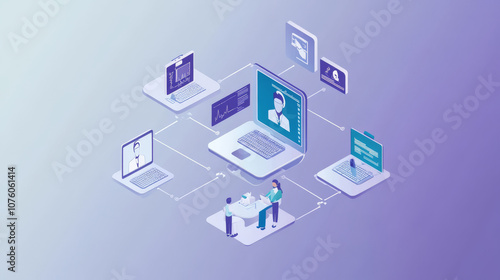 A healthcare project leveraging IT infrastructure for telemedicine, providing remote diagnosis and treatment to underserved populations