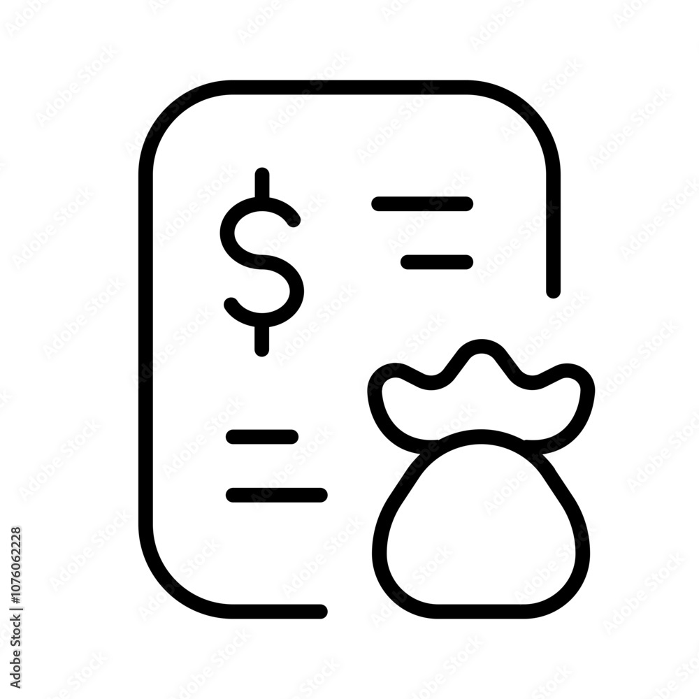 money infograph icon with thin style, perfect for user interface projects money infograph icon with thin style, perfect for user interface projects