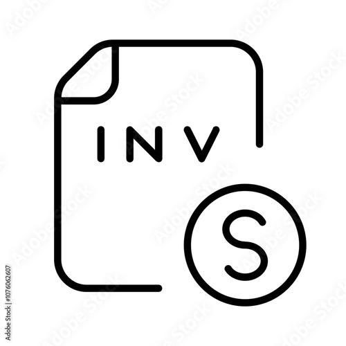 money invest icon with thin style, perfect for user interface projects