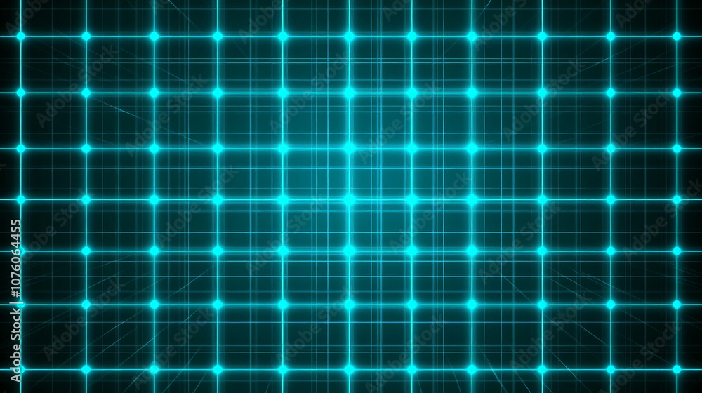 modern grid pattern with electric blue luminous lines on dark background, creating futuristic and dynamic visual effect modern grid pattern with electric blue luminous lines on dark background, creating futuristic and dynamic visual effect