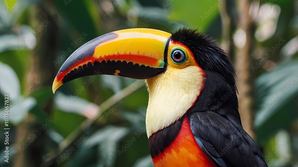 close up photo beautiful toucan . high quality, 8K Ultra Hd close up photo beautiful toucan . high quality, 8K Ultra Hd