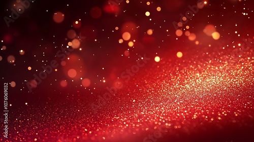  Red Sparkle Background for Festive Themes 