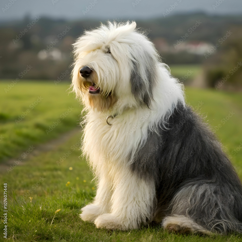 The Old English Sheepdog is a large, affectionate dog known for its distinctive fluffy coat, intelligence. The Old English Sheepdog is a large, affectionate dog known for its distinctive fluffy coat, intelligence.