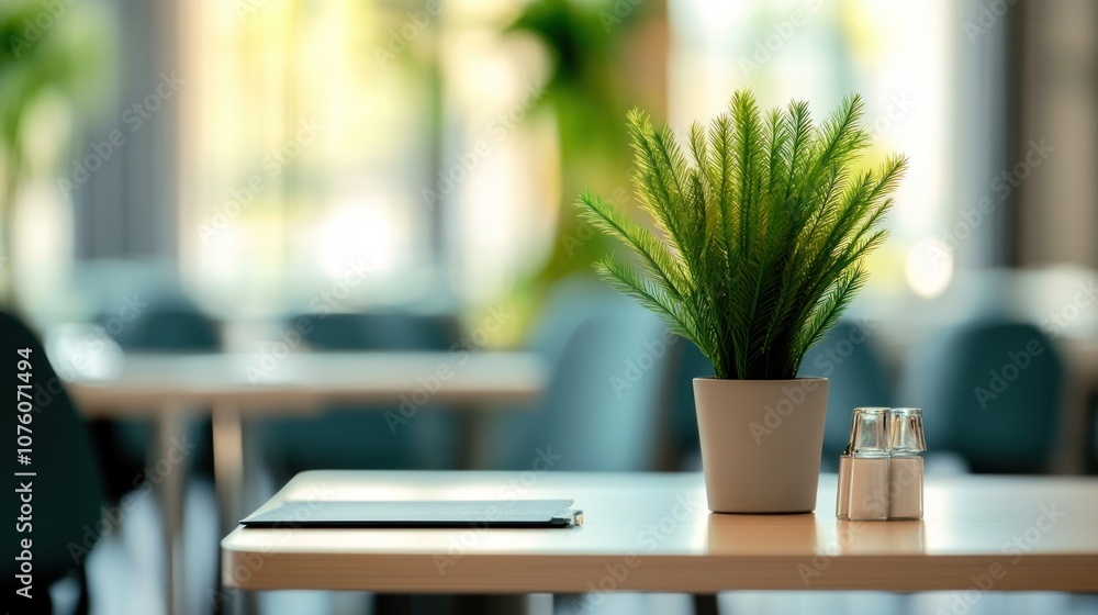 Green Plant on a Table Green Plant on a Table