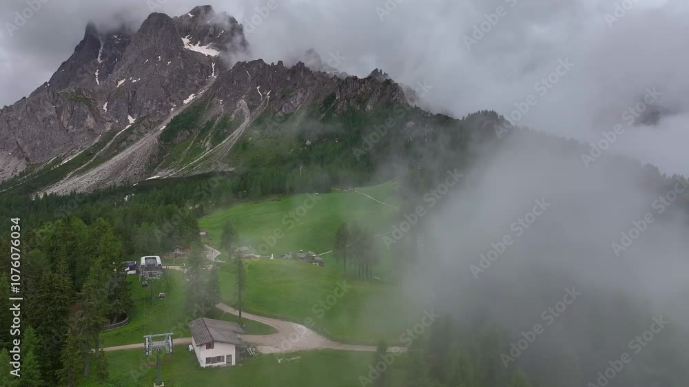 RotwandWiesen mountain, Bavarian Alps, Southern Germany, aerial view RotwandWiesen mountain, Bavarian Alps, Southern Germany, aerial view