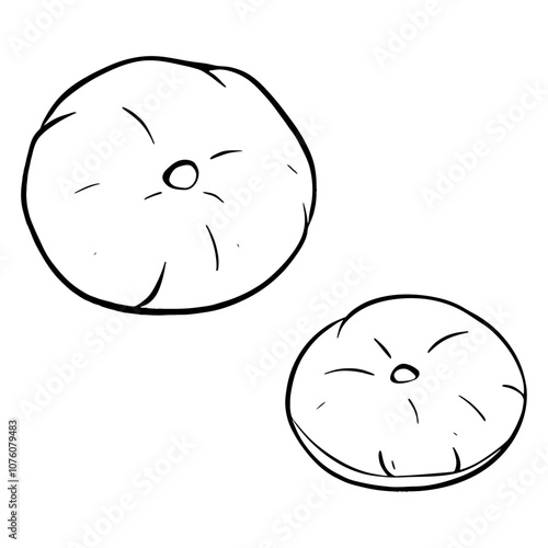 This is an illustration showcasing round and soft balls, perfect for various artistic projects