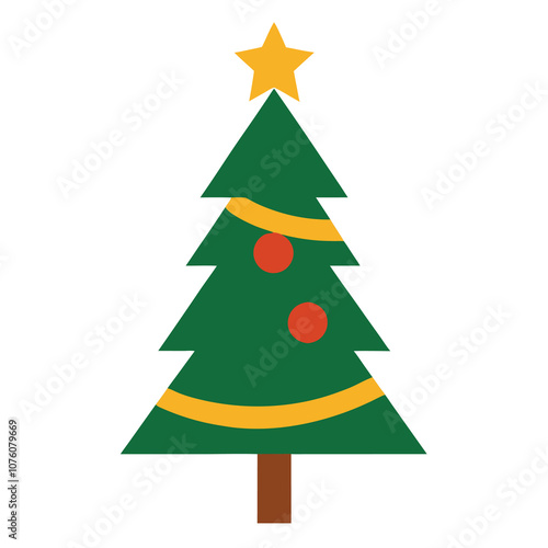 christmas tree illustration