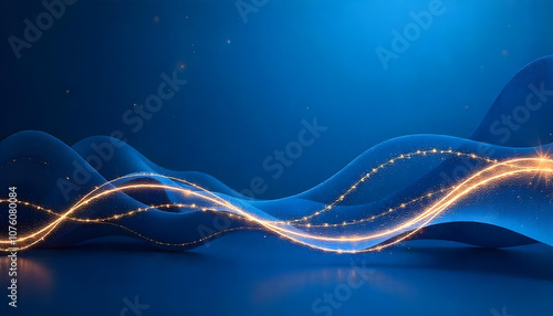 abstract background with wave