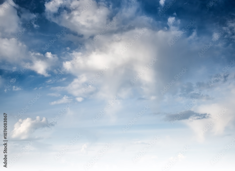 Obraz premium Sky clouds art sunrise background