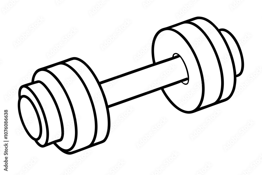 Dumbbell Vector Silhouette, Gym Equipment icon Symbol Dumbbell Vector Silhouette, Gym Equipment icon Symbol